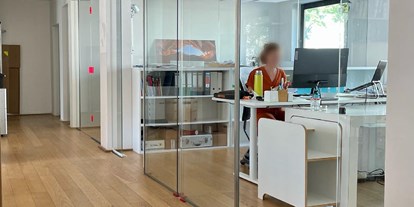 Coworking Spaces - feste Arbeitsplätze vorhanden - Deutschland - Glasabtrennung -  Bürogemeinschaft Palestreet