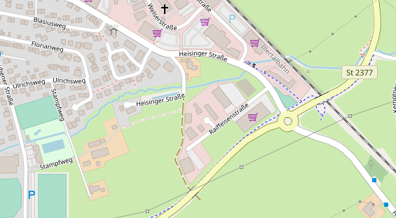 Coworking Space auf Satellitenbild