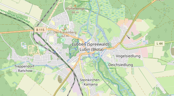 Coworking space on map