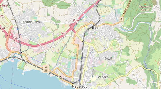 Coworking space on map