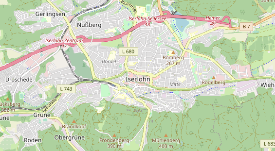 Coworking space on map