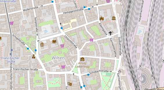 Coworking Space auf Satellitenbild