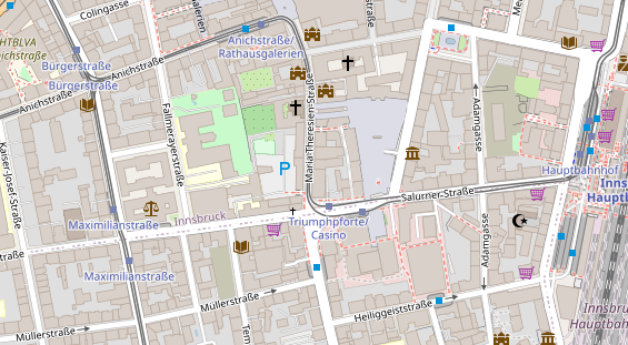 Coworking Space auf Satellitenbild