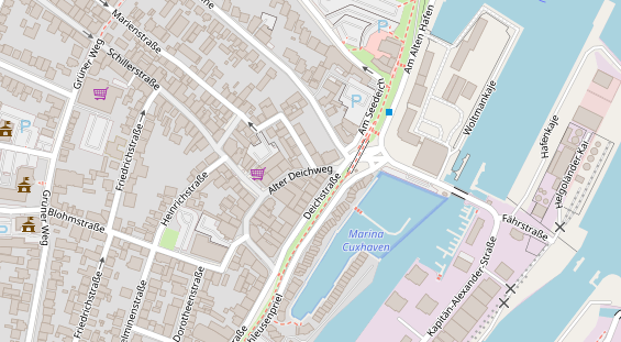 Coworking Space auf Satellitenbild