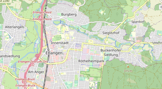 Coworking space on map