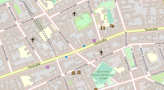 Coworking Space auf Satellitenbild