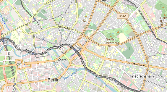 Coworking space on map