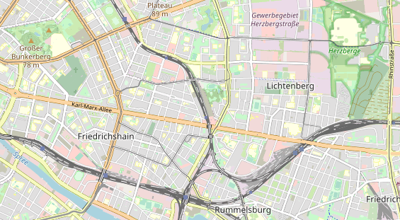 Coworking space on map