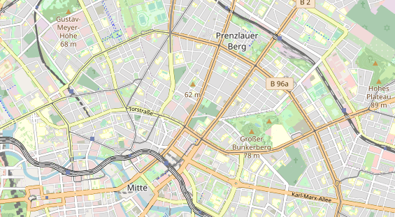 Coworking Space auf Karte