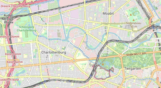 Coworking space on map