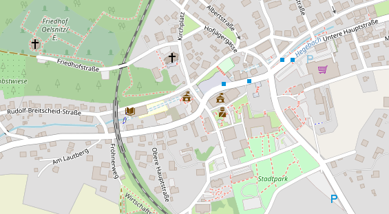 Coworking Space auf Satellitenbild