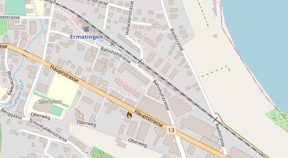 Coworking Space auf Satellitenbild