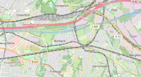 Coworking space on map