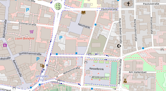 Coworking Space auf Karte