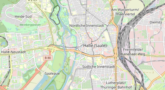 Coworking space on map