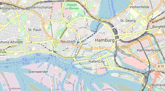 Coworking space on map