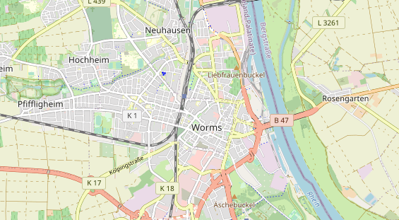 Coworking space on map