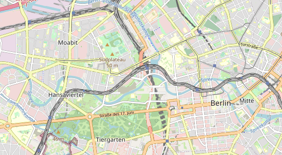 Coworking space on map