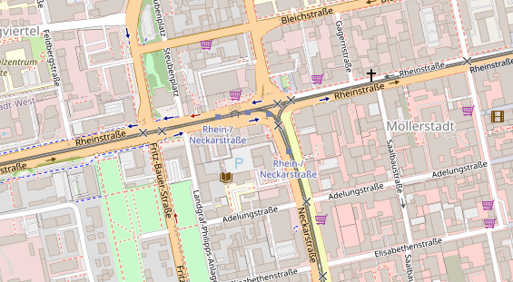 Coworking Space auf Satellitenbild