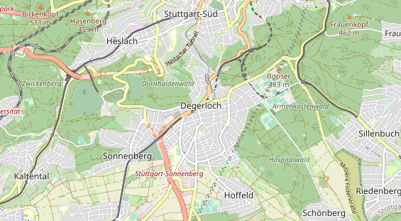 Coworking space on map