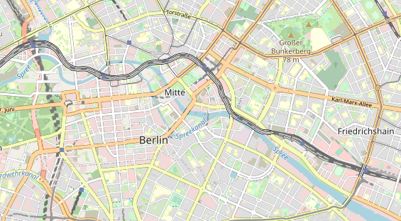 Coworking space on map