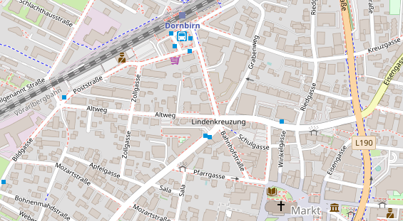 Coworking Space auf Satellitenbild