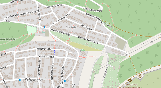 Coworking Space auf Satellitenbild