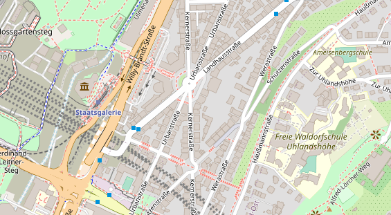 Coworking Space auf Satellitenbild