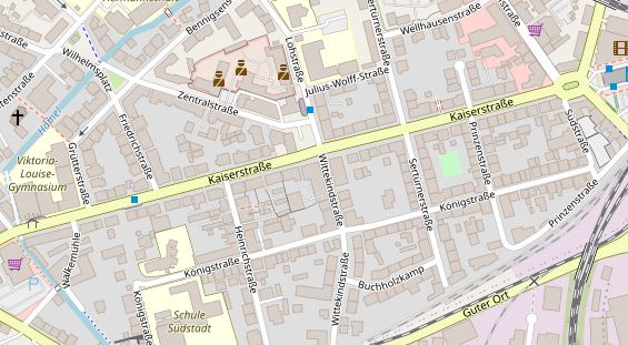 Coworking Space auf Satellitenbild