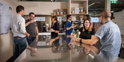 Coworking Spaces - feste Arbeitsplätze vorhanden - Oberösterreich - Community Küche - LIT Open Innovation Center
