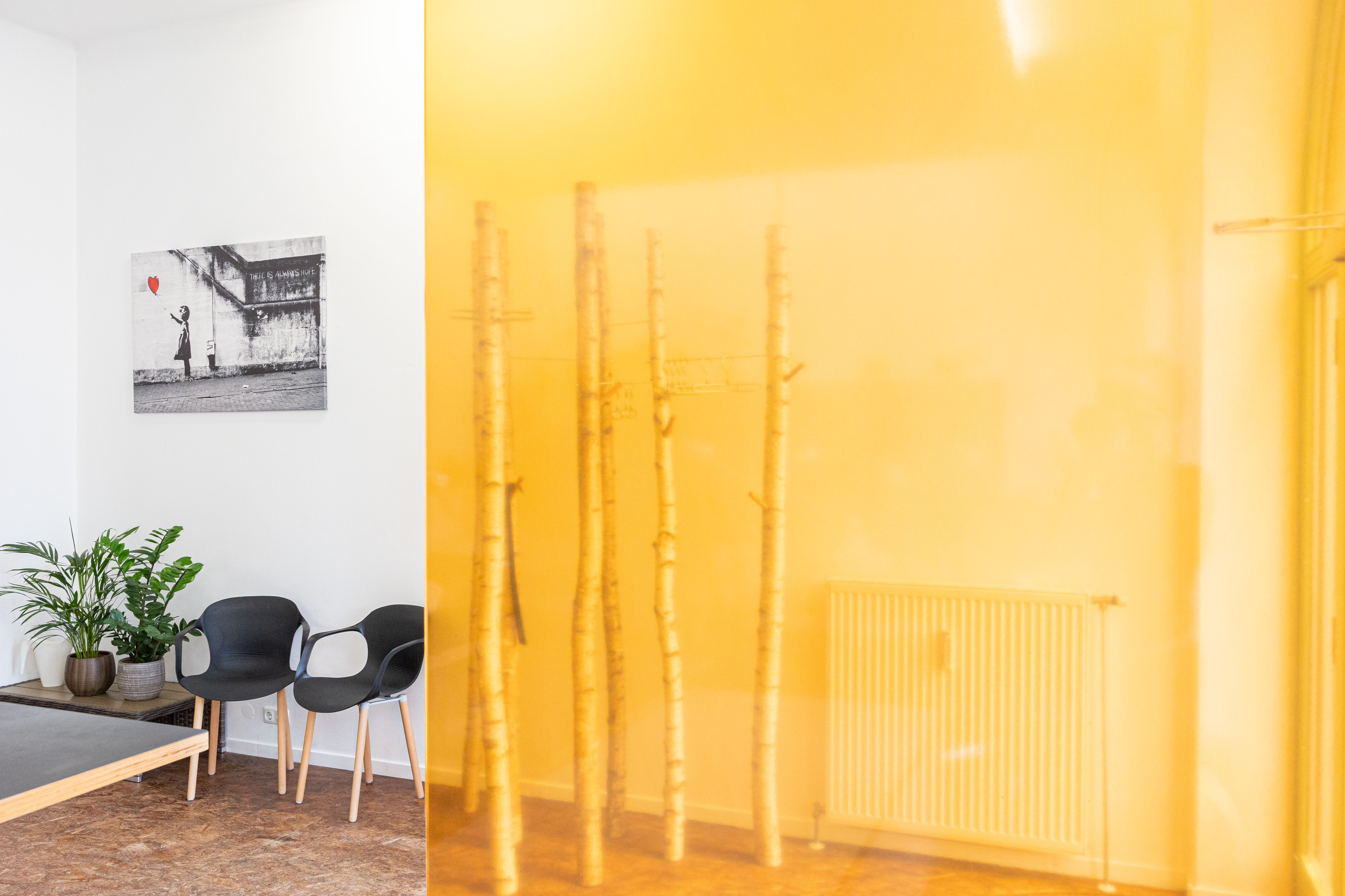 Coworking Space - Trennwand - Daxbau - CoWorking Linz/Donau