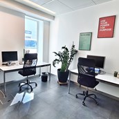 Coworking Space - Coworking Space Thusis - Desk im Dorf