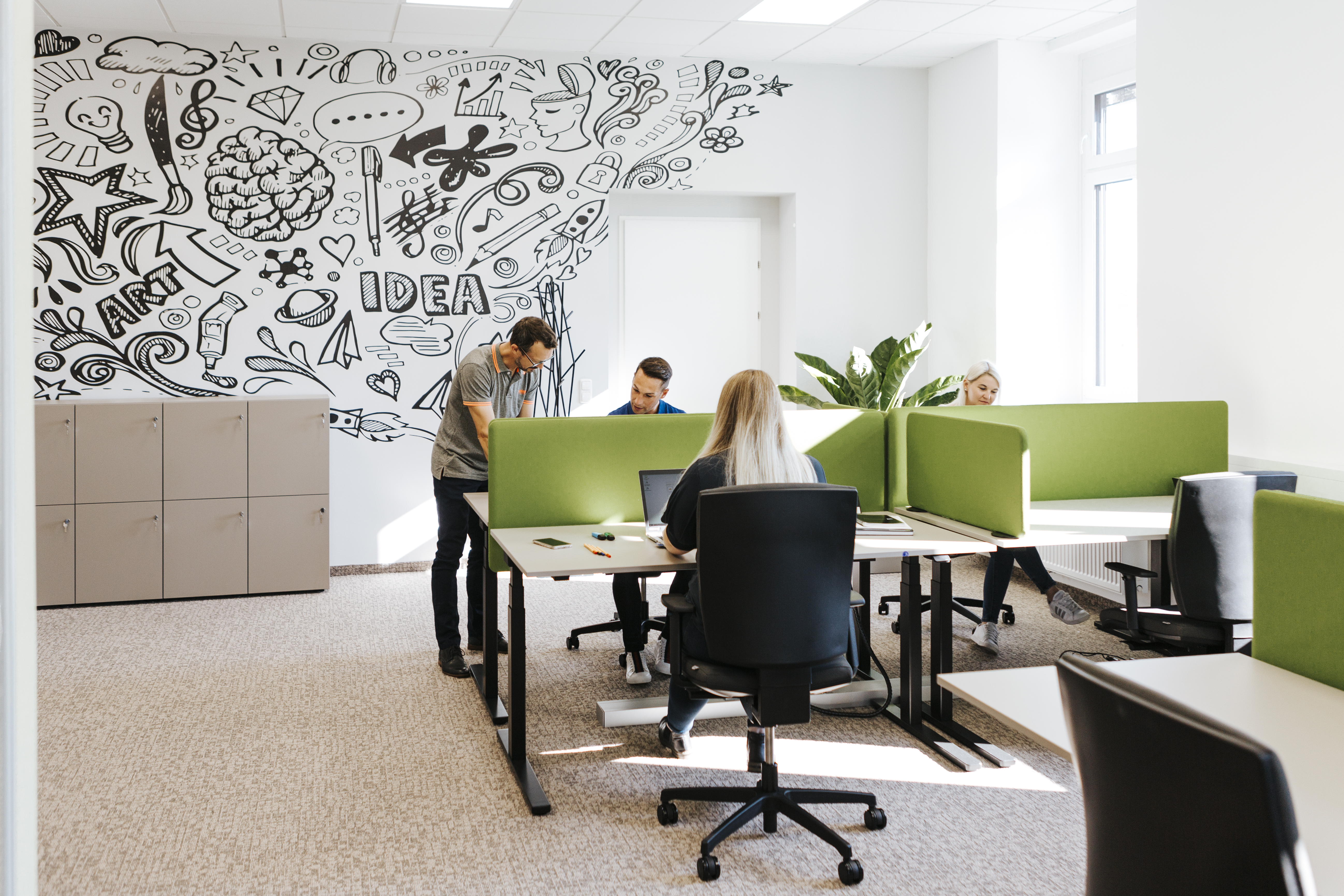 Coworking Space - Credits: Wögerer GmbH - DAS FRANZI Old school.New work
