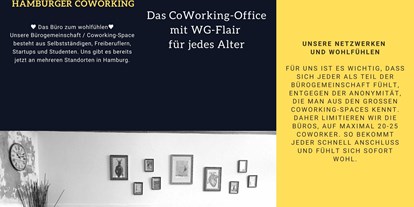 Coworking Spaces - feste Arbeitsplätze vorhanden - Hamburg-Stadt (Hamburg, Freie und Hansestadt) - Hamburg Coworking