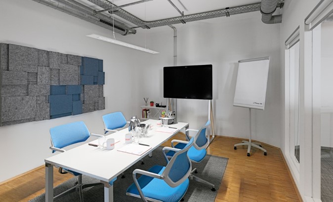 Coworking space - Meetingraum "The Box" 

- Platz für bis zu 6 Personen - startport Meetingraum "The Box"