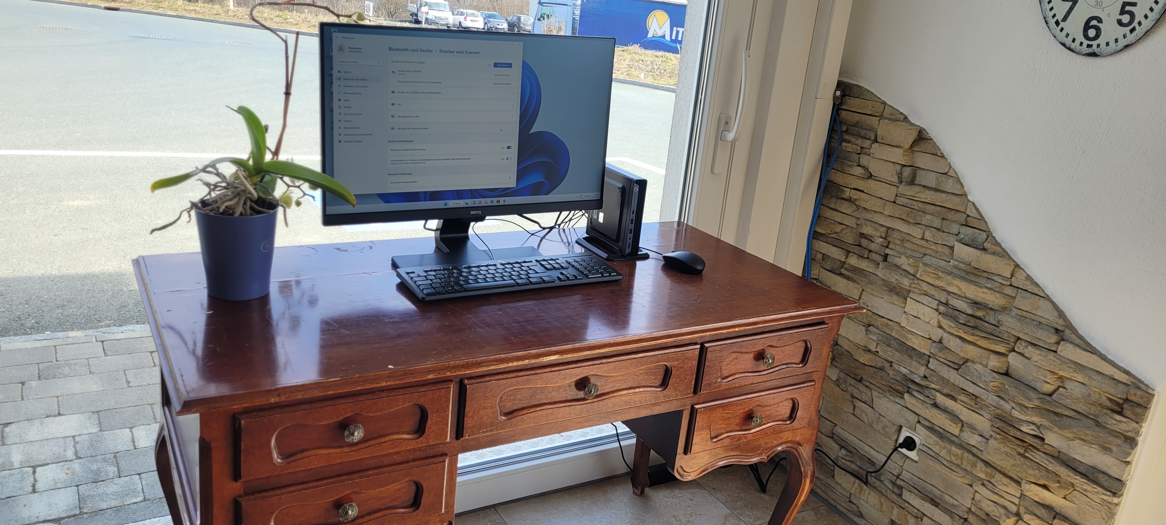 Coworking Space - Smarte Bürolösung mit Drucker und Ausblick  - CoWorking@TankstelleStöckl