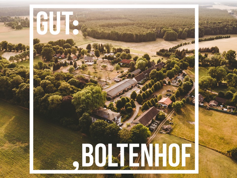 Coworking Space - Gut Boltenhof von oben - Gut Boltenhof