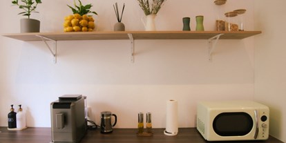 Coworking Spaces - feste Arbeitsplätze vorhanden - Kaffee, Tee und Wasser Flat:
Bediene dich gerne jederzeit unlimited in unserer Küche! - Heimatoffice 26