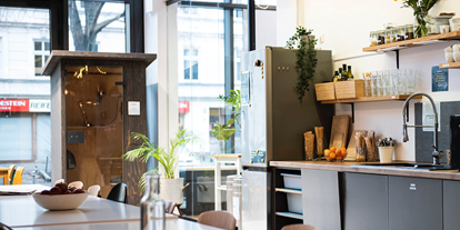 Coworking Spaces - Die Küche ist der Zentrale Treffpunkt unserer Community! - MOA Work