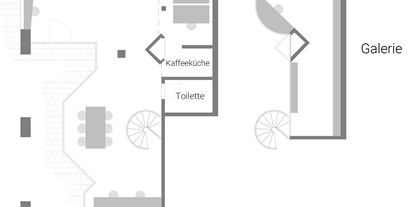 Coworking Spaces - feste Arbeitsplätze vorhanden - Burgdorf (Burgdorf) - Grundriss Atelier - Atelierluv