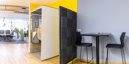 Coworking Spaces - feste Arbeitsplätze vorhanden - Donauraum - Phone Booth - andys.cc Gumpendorferstrasse