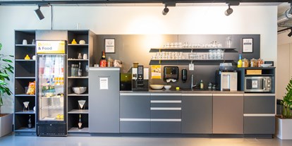 Coworking Spaces - feste Arbeitsplätze vorhanden - Weinviertel - Küche - andys.cc Lassallestrasse