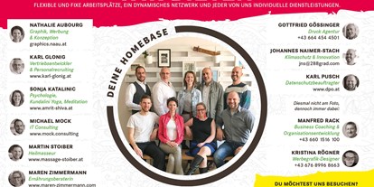 Coworking Spaces - Weinviertel - Wir beleben den Ort - Weil uns Vielfalt inspiriert! - Co-Working Space Obersdorf