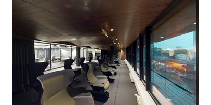 Coworking Spaces - feste Arbeitsplätze vorhanden - Skyseats mit Blick auf den Kiez - Hamburger Ding