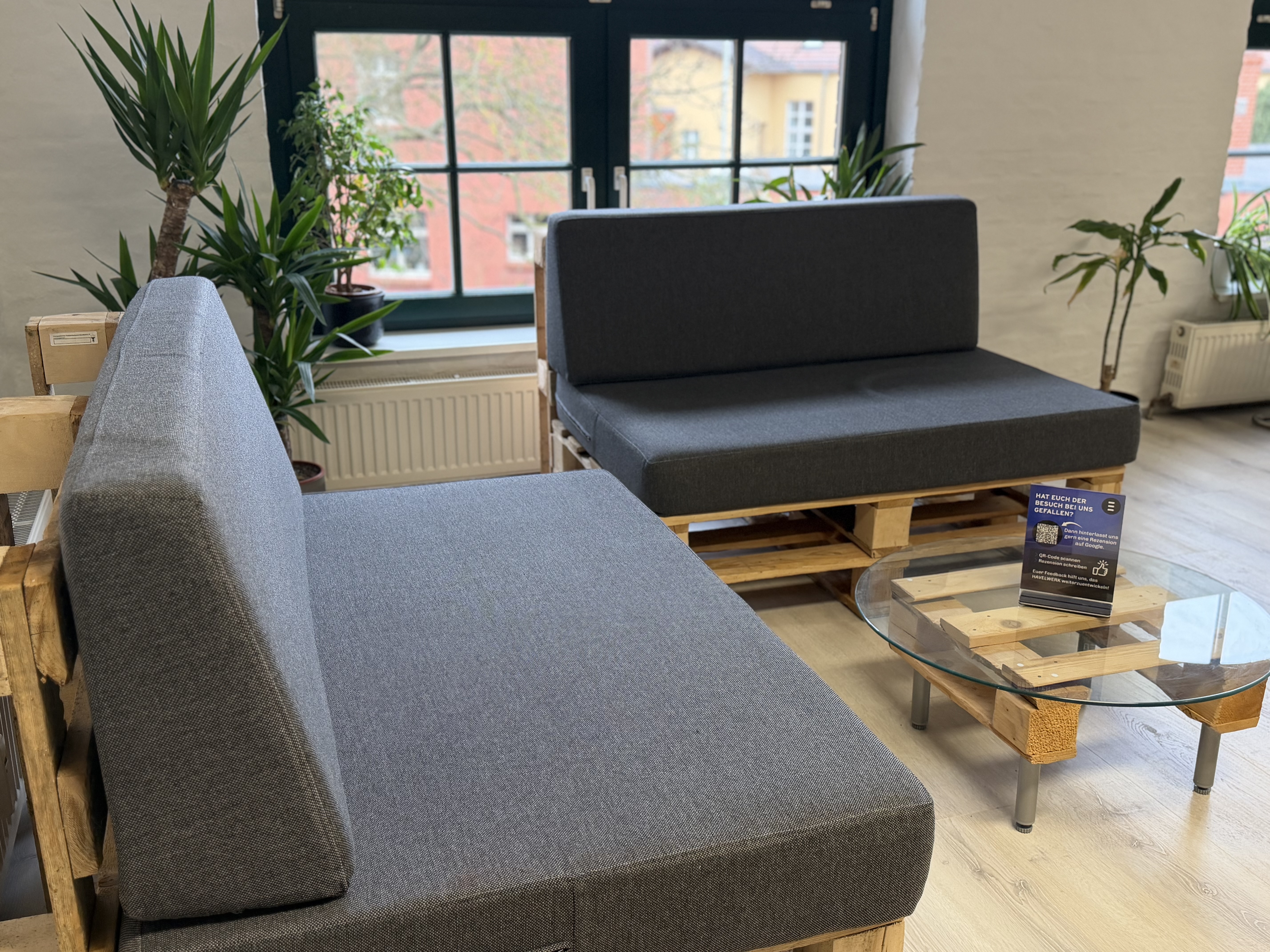Coworking Space: HAVELWERK - Eventraum Sitzecke - HAVELWERK