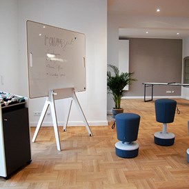 Coworking Space: Workshop Raum im EG mit Gartenzugang + Terrasse - raumzeit H11