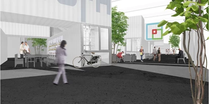 Coworking Spaces - Niedersachsen - 3D-Planung Innovationsdorf - Arbeiten im Coworking Space // Bewohner des Innovationsdorfs werden // ZUKUNFT.unternehmen