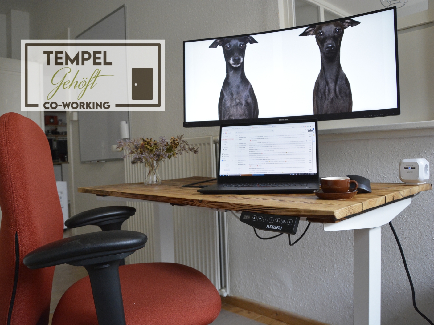 Coworking Spaces - Berlin - Für Meetings zu zweit, Telefonate oder Videokonferenzen gibt es unseren kleinen Meetingraum. Zusätzlich gibt es auch noch eine Telefonkabine. - Tempelgehöft - produktiv, gemütlich, grün