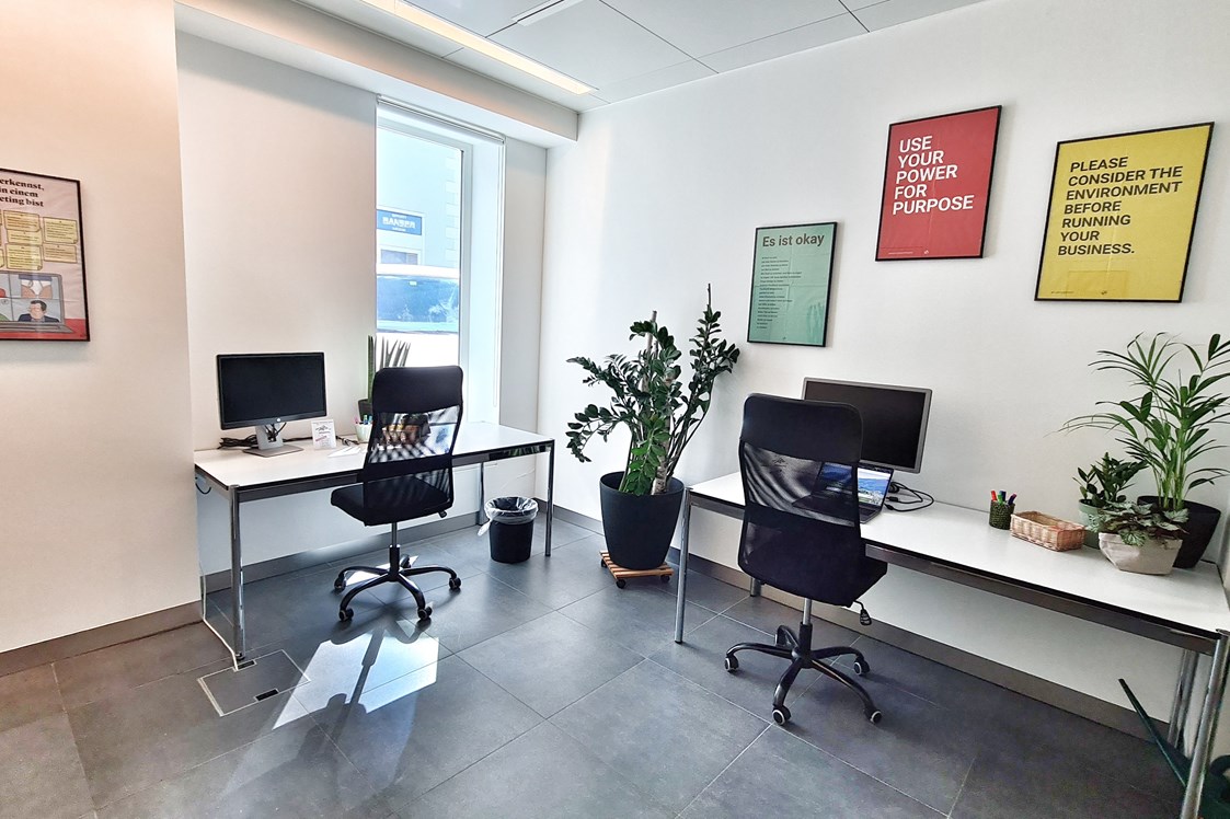 Coworking Space: Coworking Space Thusis - Desk im Dorf