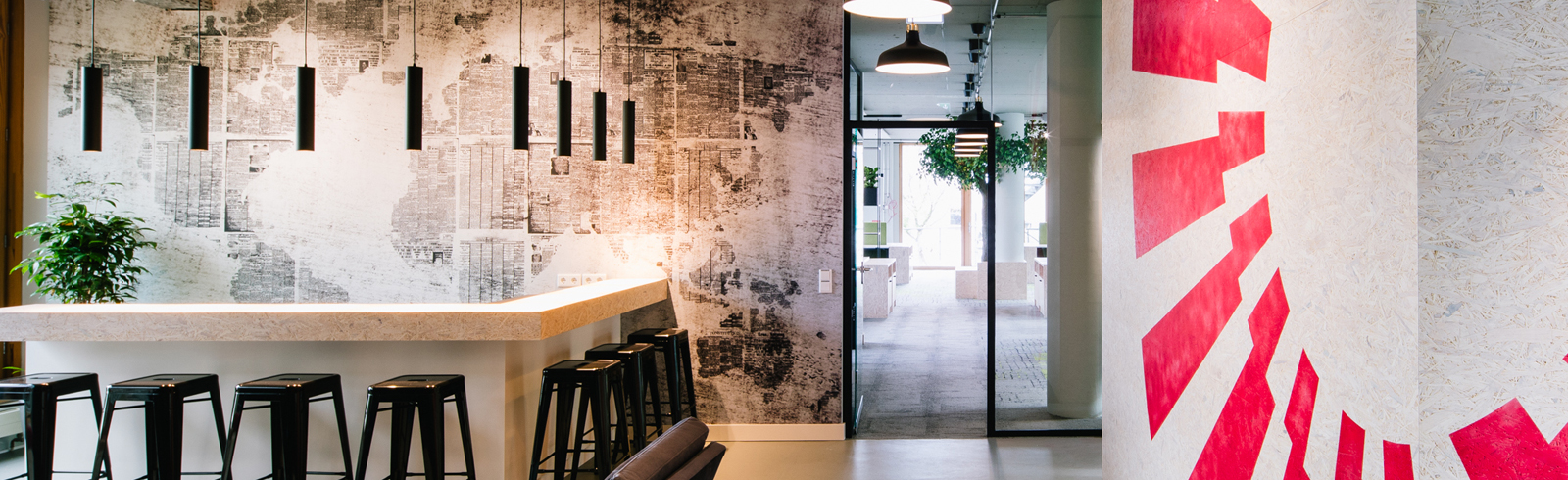 Coworking Spaces - Köln, Bonn, Eifel ... - Entre Lounge und Blick in den Space - Coworking Space im Wissenschaftspark Gelsenkirchen GmbH